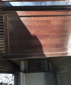 installation example of traditional Ninja hardware on a door