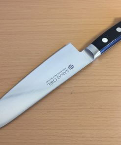 Japanese knife made in Sakai, Santoku stainless steel