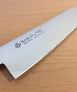 Japanese knife made in Sakai, Santoku stainless steel