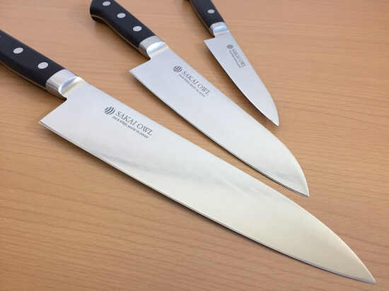 SO_ss_series2 made in Sakai stainless steel Japanese knife series