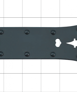traditional ninja hardware, forged decor plate