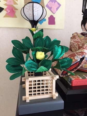 Japanese Hina dolls for girl's festival, details