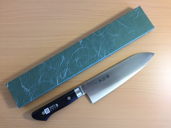 SO_sk_santoku5 Japanese santoku knife made in Sakai, SK steel