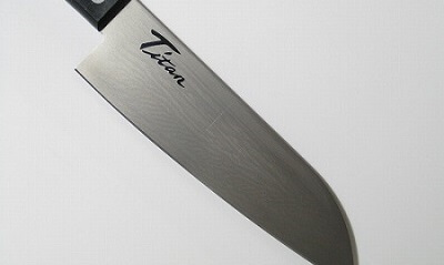 kitchen knife made of titanium