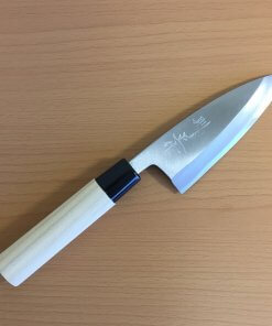 Japanese kitchen knife made in Sakai, short deba