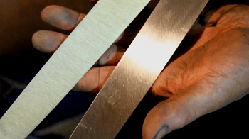 buffing in japanese knife making process