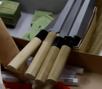 inspection in japanese knife making process
