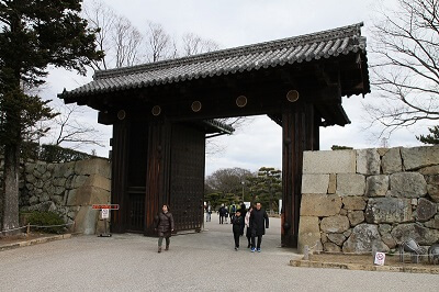 main entrance gate of Himeji Castle