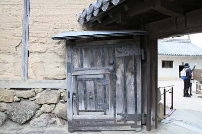 details of 3rd gate of Himeji Castle and Ninja Hardware