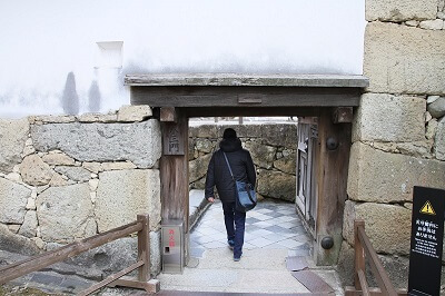 details of 3rd gate of Himeji Castle and Ninja Hardware
