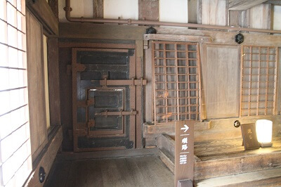 inside the Himeji Castle main building and Ninja Hardware