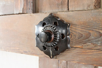 zoom up of Ninja Hardware in Himeji Castle