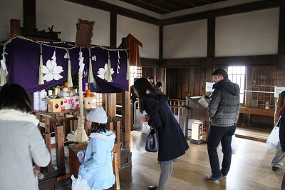 top floor of Himeji Castle