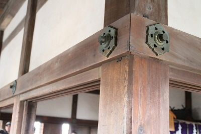 top floor of Himeji Castle and Ninja Hardware