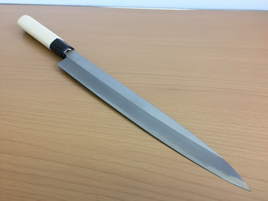 yanagibaL4 Japanese kitchen knife for Sashimi made in Sakai, Yanagiba