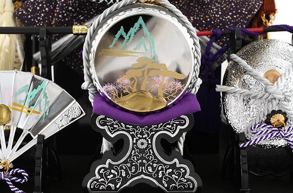 165-710-10 samurai helmet for sale, Kenshin Uesugi - Suiwn model, zooming up to accessories
