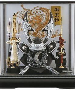 Samurai helmet for sale, falcon silver model