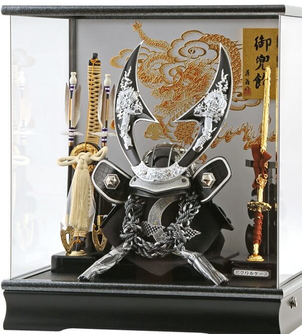 165-763-6 Samurai helmet for sale, falcon silver model, in case style