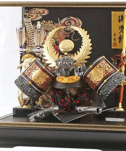 samurai helmet for sale, Ieyasu Tokugawa - Sekiryu model, in case view