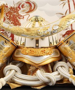 samurai helmet for sale, Masamune Date model, details of helmet front side