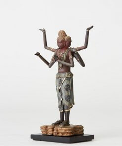 Buddha Statue for sale, palm-sized Asura, right front view