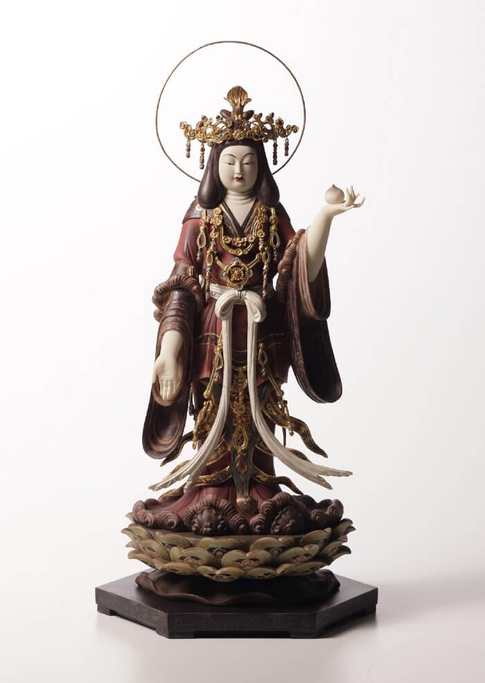 003006-2 Buddha Statue for sale, Kisshoten, entire front view