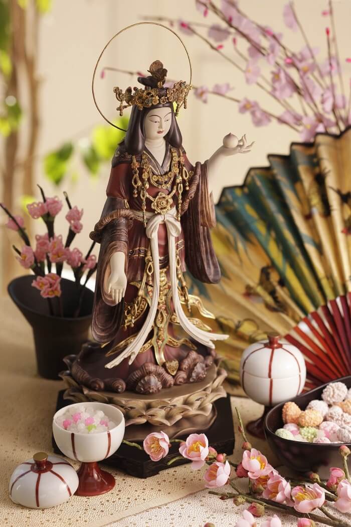 003006-7 Buddha Statue for sale, Kisshoten, an example as interior object