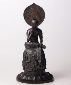 Buddha Statue for sale, Bosatsu Hanka, entire view of the statue