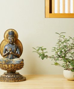Buddha Statue for sale, Dainichi Nyorai, install example as an interior object