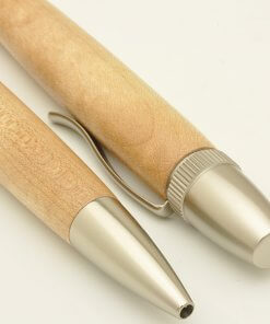 Handmade Ballpoint Pen made in Japan, Precious Wood Pen Series, Maple, details