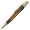 Handmade Ballpoint Pen made in Japan, Precious Wood Series Pen made of black persimmon-wood