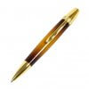 Handmade Ballpoint Pen made in Japan, Sunburst Painted Wood Pen Series, Cherry