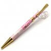 Handmade Ballpoint Pen made in Japan, Mino Washi Japanese paper series, Ichimatsu Pink