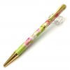 Handmade Ballpoint Pen made in Japan, Mino Washi Japanese paper series, Ryusui Yellow