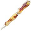 Handmade Ballpoint Pen made in Japan, Acrylic Jewel Series, Flow White