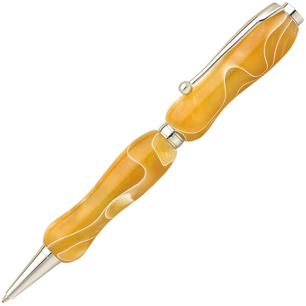 FST-TMA1600-SG-1 Handmade Ballpoint Pen made in Japan, Acrylic Jewel Series, Shine Gold