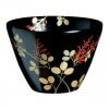 japanese lacquerware for sale, urushi sake cup series, japanese bush clover Hagi drawn black cup
