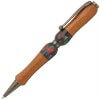 Handmade Ballpoint Pen made in Japan, Acrylic & Wood Series, Black Chinese Quince