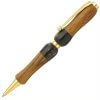 Handmade Ballpoint Pen made in Japan, Acrylic & Wood Series, black teak