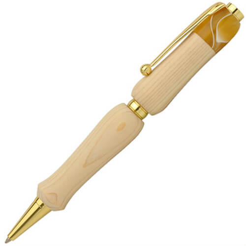 TWD1700-1 Handmade Ballpoint Pen made in Japan, Hida Tree Series, Cypress
