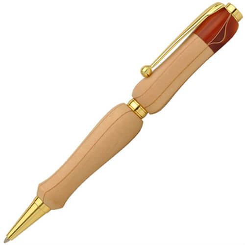 TWD1700-OR-1 Handmade Ballpoint Pen made in Japan, Hida Tree Series, Cedar
