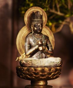 Buddha Statue for sale, Dainichi Nyorai palm-sized, install example as an interior object