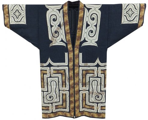 Japanese crafts Nibutani Bark Cloth, product example front view