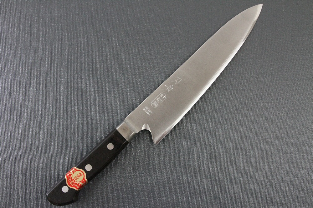 HSS_Gyuto210_01 Japanese Highest Quality Chef Knife, Tohu Powder high-speed steel Series, Gyuto chef knife 210mm, entire front view