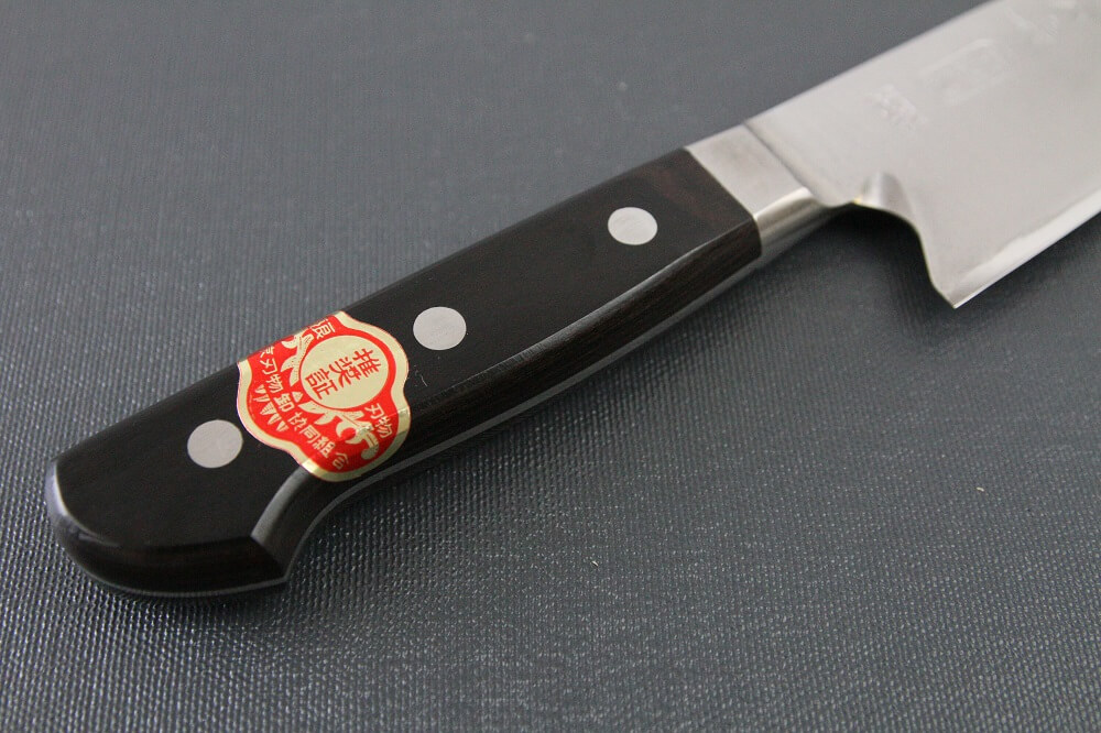 HSS_Gyuto210_05 Japanese Highest Quality Chef Knife, Tohu Powder high-speed steel Series, Gyuto chef knife 210mm, details of handle