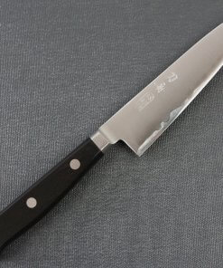 Japanese Highest Quality Chef Knife, Tohu Powder high-speed steel Series, petit knife 120mm, entire front view