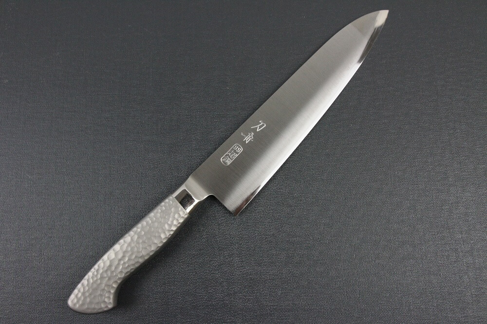 elemon_gyuto210_01 Japanese Chef Knife, Elegance Monaka Series, Gyuto chef knife 210mm, entire front view