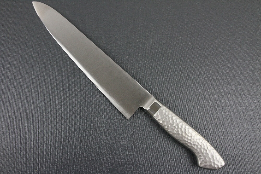 elemon_gyuto240_03 Japanese Chef Knife, Elegance Monaka Series, Gyuto chef knife 240mm, backside view
