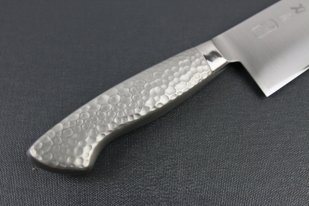 elemon_nakiri_05 Japanese Chef Knife, Elegance Monaka Series, Nakiri vegetable knife 170mm, handle details