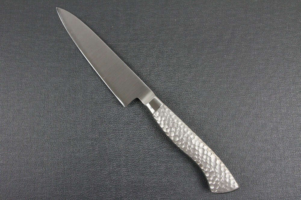 elemon_petit120_03 Japanese Chef Knife, Elegance Monaka Series, petit knife 120mm, backside view